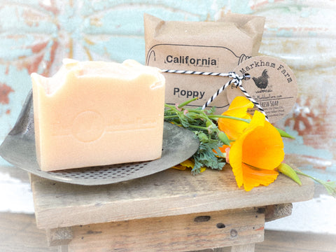 California Poppy Soap Bar